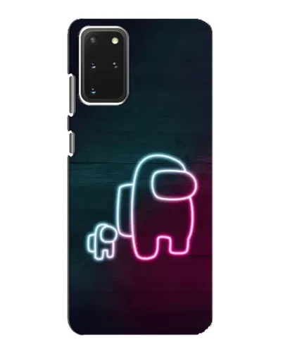 Чехол для Samsung Galaxy S20 с картинкой «Among Us неон-арт» Чехол для Samsung Galaxy S20 с картинкой «Among Us неон-арт»