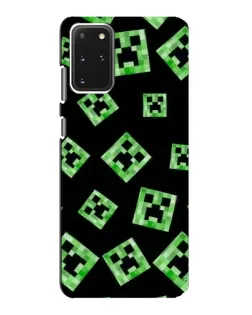 Чехол для Samsung Galaxy S20 с картинкой «Паттерн с криперами»