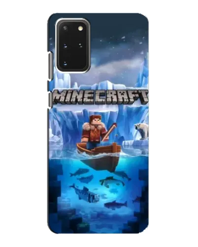 Чехол для Samsung Galaxy S20 с картинкой «Minecraft ледяной мир» Чехол для Samsung Galaxy S20 с картинкой «Minecraft ледяной мир»
