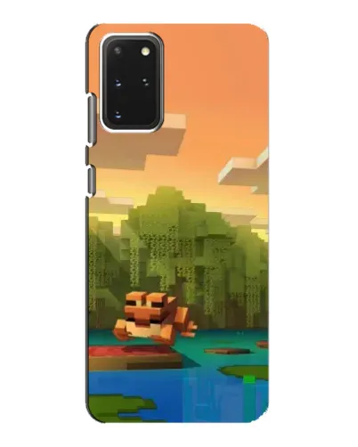 Чехол для Samsung Galaxy S20 с картинкой «Майнкрафт закат солнца» Чехол для Samsung Galaxy S20 с картинкой «Майнкрафт закат солнца»