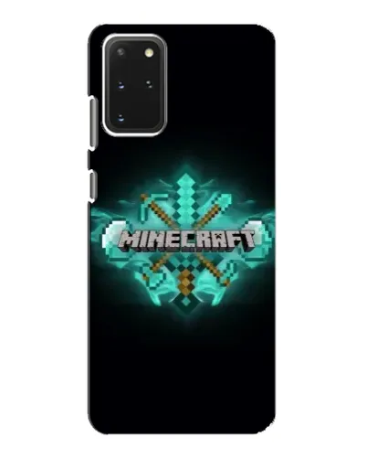 Чехол для Samsung Galaxy S20 с картинкой «Minecraft Diamond лого» Чехол для Samsung Galaxy S20 с картинкой «Minecraft Diamond лого»