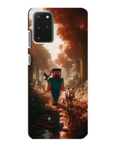 Чехол для Samsung Galaxy S20 с картинкой «Стив в лесу» Чехол для Samsung Galaxy S20 с картинкой «Стив в лесу»