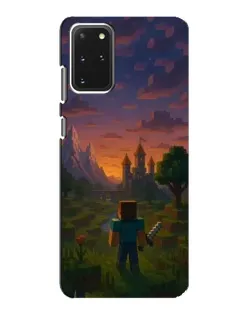 Чехол для Samsung Galaxy S20 с картинкой «Стив у башни»
