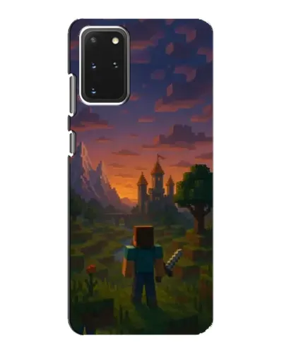 Чехол для Samsung Galaxy S20 с картинкой «Стив у башни» Чехол для Samsung Galaxy S20 с картинкой «Стив у башни»
