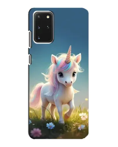 Чехол для Samsung Galaxy S20 с картинкой «Единорог на поляне»