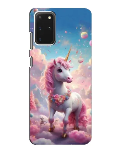 Чехол для Samsung Galaxy S20 с картинкой «Единорог среди облаков»