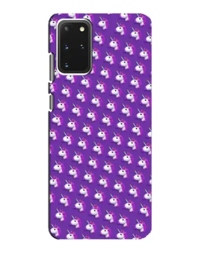 Чехол для Samsung Galaxy S20 с картинкой «Единороги на фиолетовом»