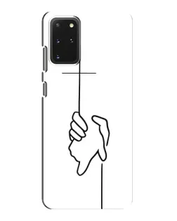 Чехол для Samsung Galaxy S20 с картинкой «Рука держит»