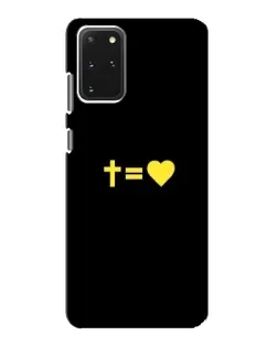 Чехол для Samsung Galaxy S20 с картинкой «Сердце и Крест»
