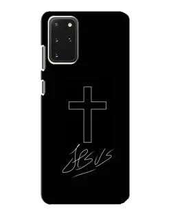 Чехол для Samsung Galaxy S20 с картинкой «Графический крест Jesus»