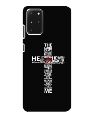 Чехол для Samsung Galaxy S20 с картинкой «Текстовый крест» Чехол для Samsung Galaxy S20 с картинкой «Текстовый крест»