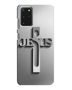 Чехол для Samsung Galaxy S20 с картинкой «Металлический крест Jesus»