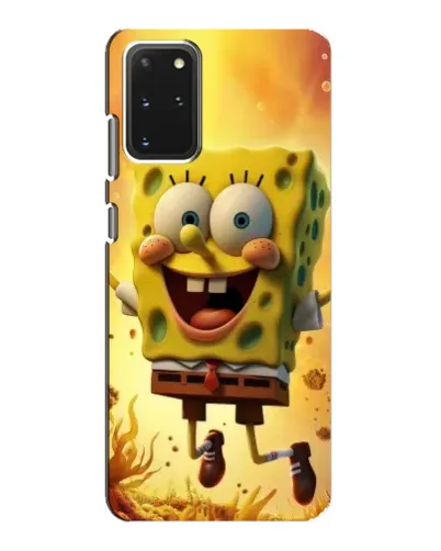 Чехол для Samsung Galaxy S20 с картинкой «Губка Боб прыгает»