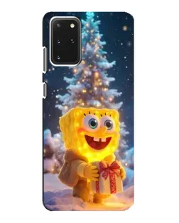 Чехол для Samsung Galaxy S20 с картинкой «Рождественский Спанч Боб»