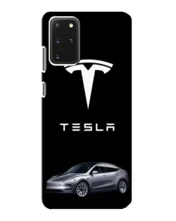 Чехол для Samsung Galaxy S20 с картинкой «Tesla Model Y» Чехол для Samsung Galaxy S20 с картинкой «Tesla Model Y»