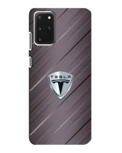 Чехол для Samsung Galaxy S20 с картинкой «Металлическая текстура Tesla» Чехол для Samsung Galaxy S20 с картинкой «Металлическая текстура Tesla»