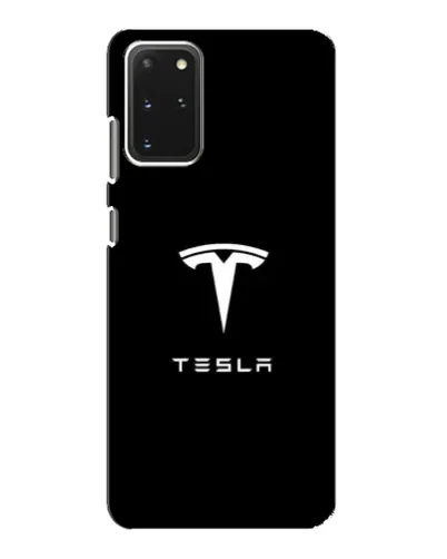 Чехол для Samsung Galaxy S20 с картинкой «Tesla White Logo»