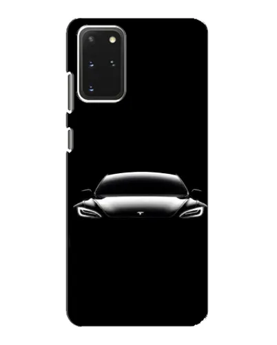 Чехол для Samsung Galaxy S20 с картинкой «Фары Tesla Night»