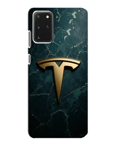 Чехол для Samsung Galaxy S20 с картинкой «Мраморная Tesla Gold»