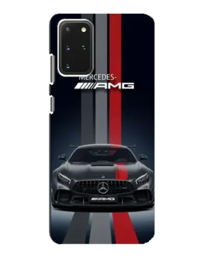 Чехол для Samsung Galaxy S20 с картинкой «Mercedes — белый карбон»