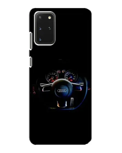 Чехол для Samsung Galaxy S20 с картинкой «Салон Audi — руль»