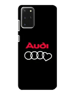 Чехол для Samsung Galaxy S20 с картинкой «Логотип Audi Heart»