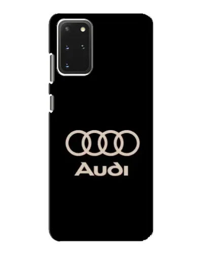 Чехол для Samsung Galaxy S20 с картинкой «Audi — золотой логотип»