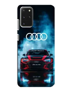 Чехол для Samsung Galaxy S20 с картинкой «Audi Sport — неон»