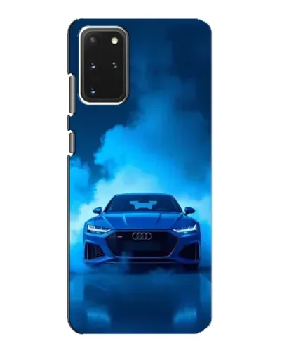 Чехол для Samsung Galaxy S20 с картинкой «Audi — голубая энергия»