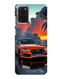 Чехол для Samsung Galaxy S20 с картинкой «Audi — закат»