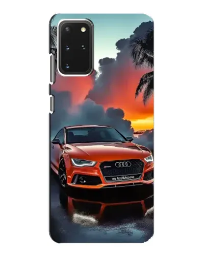 Чехол для Samsung Galaxy S20 с картинкой «Audi — закат»