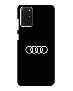Чехол для Samsung Galaxy S20 с картинкой «Audi White Logo»