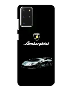 Чехол для Samsung Galaxy S20 с картинкой «Логотип Lamborghini классика»