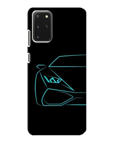 Чехол для Samsung Galaxy S20 с картинкой «Голубой силуэт Lamborghini» Чехол для Samsung Galaxy S20 с картинкой «Голубой силуэт Lamborghini»