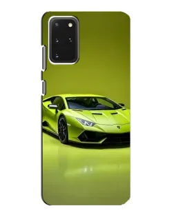 Чехол для Samsung Galaxy S20 с картинкой «Салатовый Lamborghini Huracan»