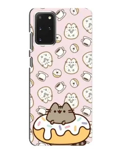 Чехол для Samsung Galaxy S20 с картинкой «Пушин на пончике» Чехол для Samsung Galaxy S20 с картинкой «Пушин на пончике»