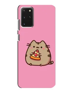 Чехол для Samsung Galaxy S20 с картинкой «Пушин с пиццей» Чехол для Samsung Galaxy S20 с картинкой «Пушин с пиццей»