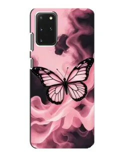 Чехол для Samsung Galaxy S20 с картинкой «Бабочка в дыму»