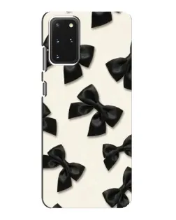 Чехол для Samsung Galaxy S20 с картинкой «Черные бантики»