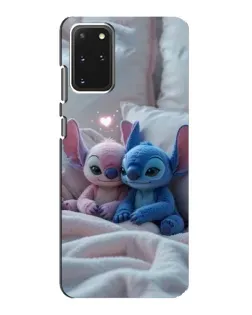 Чехол для Samsung Galaxy S20 с картинкой «Плюшевые Стич Ангел»
