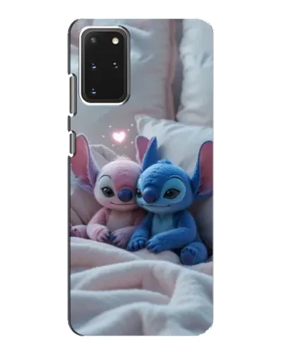 Чехол для Samsung Galaxy S20 с картинкой «Плюшевые Стич Ангел»