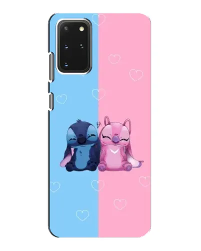 Чехол для Samsung Galaxy S20 с картинкой «Stitch и Angel Love»