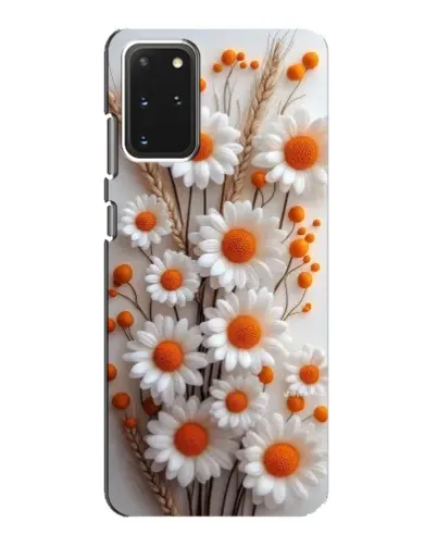 Чехол для Samsung Galaxy S20 с картинкой «Белые сухоцветы»