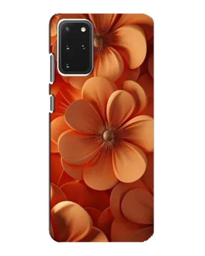Чехол для Samsung Galaxy S20 с картинкой «Оранжевый макро цветок»