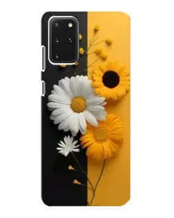 Чехол для Samsung Galaxy S20 с картинкой «Подсолнух и ромашка»