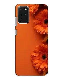 Чехол для Samsung Galaxy S20 с картинкой «Оранжевые герберы»