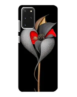 Чехол для Samsung Galaxy S20 с картинкой «Серебряный фантазийный цветок»