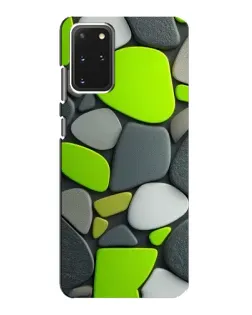 Чехол для Samsung Galaxy S20 с картинкой «Яркая неоновая галька»