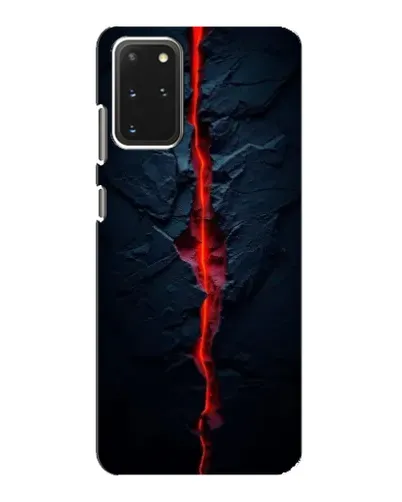 Чехол для Samsung Galaxy S20 с картинкой «Kрасная лавовая трещина»