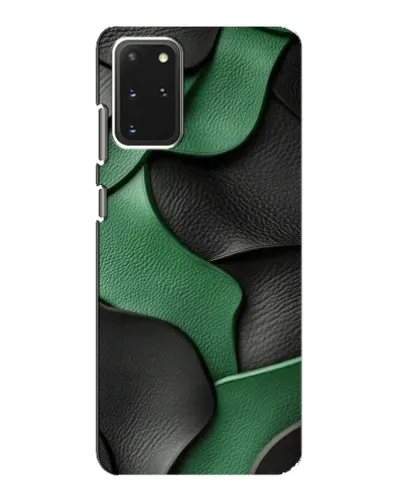 Чехол для Samsung Galaxy S20 с картинкой «Зеленые кожаные волны»